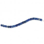 Cuentas Lapis Lazuli tubos 3x3 mm x20