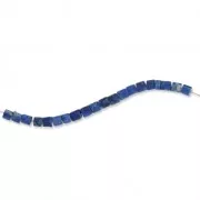 Cuentas Lapis Lazuli tubos 3x3 mm x20