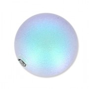 Cuenta nacarada PureCrystal mitad-perforada 5818 8 mm Iridescent Light Blue Pearl|raw }}