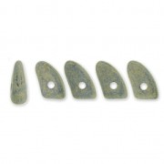 Cuentas de vidrio Prong Beads 1 agujero 3x6 mm Poppy Seed Pacifica x5g