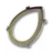 Engaste PureCrystal 4327 pera 30x20 mm bronce