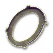 Engaste PureCrystal 4127 ovalado 30x22 mm bronce