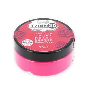 Pintura tejido Aladine pâte 3D Izink Geranium x75ml