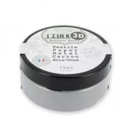 Pintura tejido Aladine pâte 3D Izink Nacré Pearly Silver x75ml