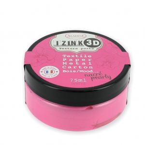 Pintura para tela Aladine arcilla 3D Izink Nacarada Pearly Orchid x75ml