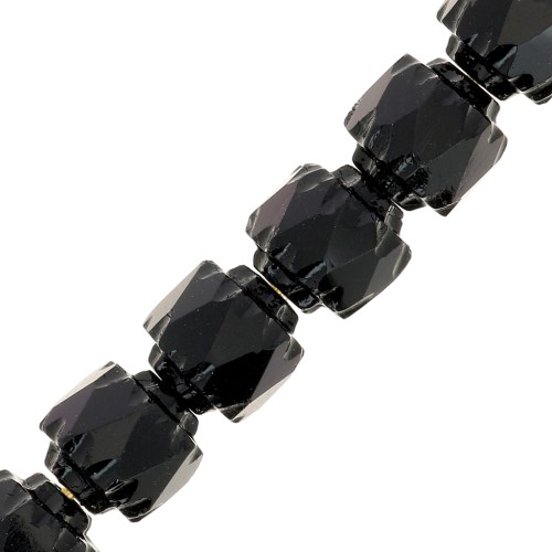 Facetadas Antiguas  6 mm Jet x20