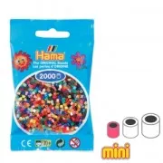 Multicolor - Assortiment de perles à repasser Hama MINI 2.5 mm 47 couleurs (n°00) x2000 Assortiment de perles à repasser Hama MINI 2.5 mm 47 couleurs (n°00) x2000