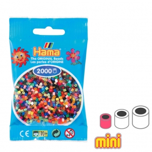Cuentas HAMA Beads MINI 47 colores (n°00) x2000
