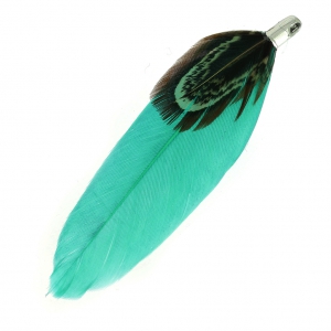 Doble pluma con terminal 70 mm Menthe x1