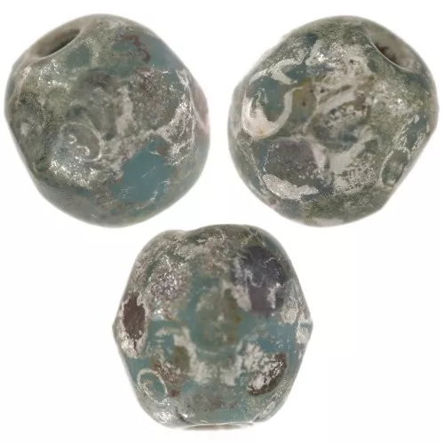 Picasso Turquesa Opaca Facetada 4 mm x50
