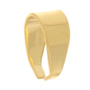 Enganche para colgante 7.4 mm de Plata 925 dorado con oro fino x1