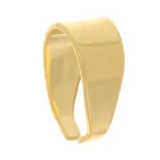 Enganche para colgante 7.4 mm de Plata 925 dorado con oro fino x1