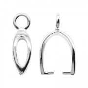 Enganche para colgante ahuecado 12 mm de Plata 925 x1|raw }}
