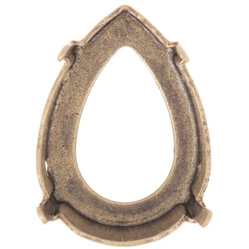 Engaste PureCrystal 4320 pera 18x13 mm color bronce