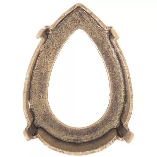 Engaste PureCrystal 4320 pera 18x13 mm color bronce