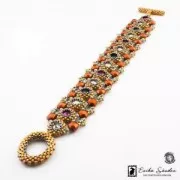 Cuentas de vidrio checa Honeycomb Jewel 6 mm Jet Azuro x20