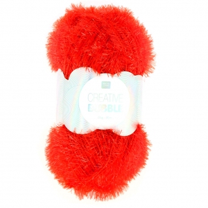 Creative Bubble - Hilo para ganchillo para estropajos Rojo x50g