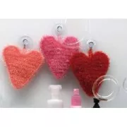 Creative Bubble - Hilo para ganchillo para estropajos Rojo x50g