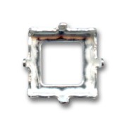 Engaste PureCrystal 4447 cuadrado 10 mm plateado