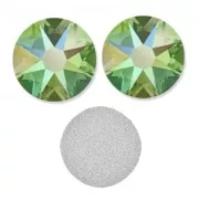 Strass para pegar PureCrystal 6 mm Peridot Shimmer x10
