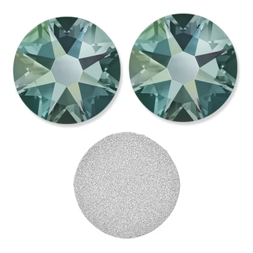 Strass para pegar PureCrystal 6 mm Black Diamond Shimmer x10
