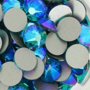 Strass para pegar PureCrystal 4 mm Blue Zircon Shimmer x36