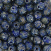 Facetas 4 mm Azul Marino Picasso x50