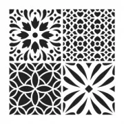 Plantilla decorativa Home deco 30x30 cm Azulejos de cemento modelo 2