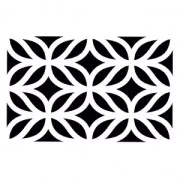 Plantilla decorativa Home deco 10x15 cm Fondo hojas jungla