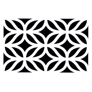 Plantilla decorativa Home deco 10x15 cm Fondo hojas jungla