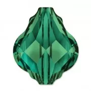 Barroco bead PureCrystal 5058 14 mm Emerald x1