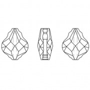 Barroco bead PureCrystal 5058 14 mm Aquamarine x1