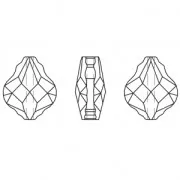 Barroco bead PureCrystal 5058 14 mm Aquamarine x1