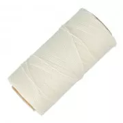 Bobina de hilo encerado Linhasita para micro macramé 1 mm - Blanco (BCO ALV) x168m