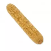 Rodillo para textura de madera para arcilla polimérica 100x15mm diseño cubes 3D