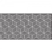 Rodillo para textura de madera para arcilla polimérica  100x15mm diseño cubes 3D