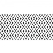 Rodillo para textura de madera para arcilla polimérica  100x15mm diseño diamants