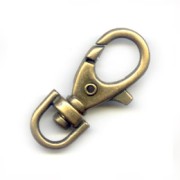 Llavero mosquetón 37 mm color bronce x1|raw }}