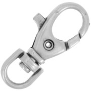 Llavero mosquetón 37 mm plateado envejecido x1|raw }}