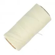 Bobina de hilo encerado Linhasita para micro macramé 1 mm - Natural x168m