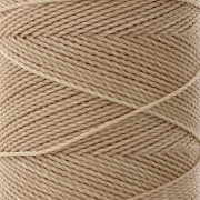 Bobina de hilo encerado Linhasita para micro macramé 1 mm - Tan (382) x168m
