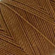 Bobina de hilo encerado Linhasita para micro macramé 1 mm - Oro viejo (604) x168m