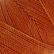 Bobina de hilo encerado Linhasita para micro macramé 1 mm - Caramelo (203) x168m