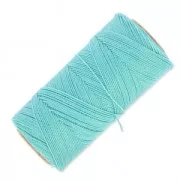 Bobina de hilo encerado Linhasita para micro macramé 1 mm - Baby Blue (398) x168m