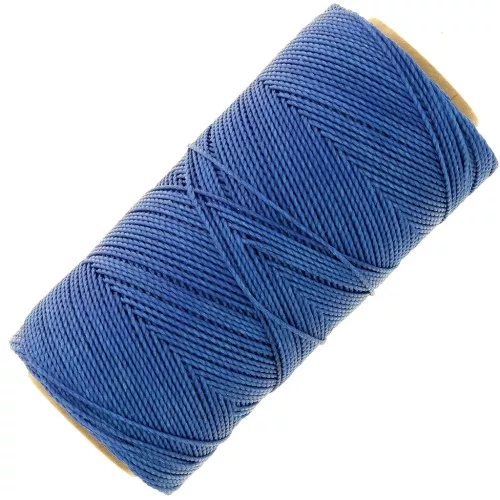 Bobina de hilo encerado Linhasita para micro macramé 1 mm - Azul (692) x168m