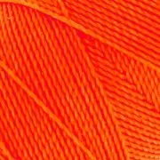 Bobina de hilo encerado Linhasita para micro macramé 1 mm - Naranja fluorescente (393) x168m