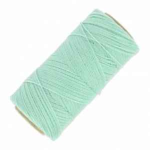 Bobina de hilo encerado Linhasita para micro macramé 1 mm - Menta (230) x168m