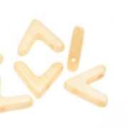 Cuentas de vidrio con 3 agujeros forma V AVA® Bead 10x4 mm Op Beige Cr Look|raw }}