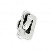 Cuenta pasador slider cactus para cordón 5 mm Chapado Plateado envejecido x1|raw }}