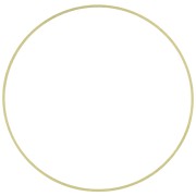 Anilla para montaje y tejido redondo 60 mm de latón bruto|raw }}